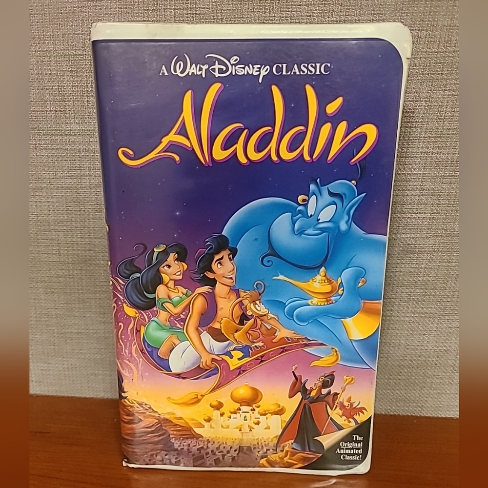 Disney's  Aladdin (VHS, 1993) Black Diamond Rare
